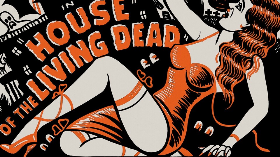 House of the Living Dead Stage Show Poster - Cleaned and Restored
