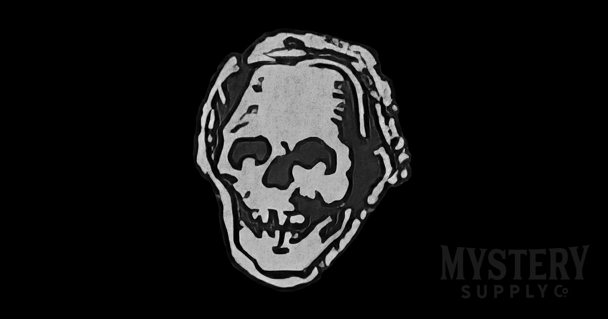 Mystery Supply Co. laughing skull